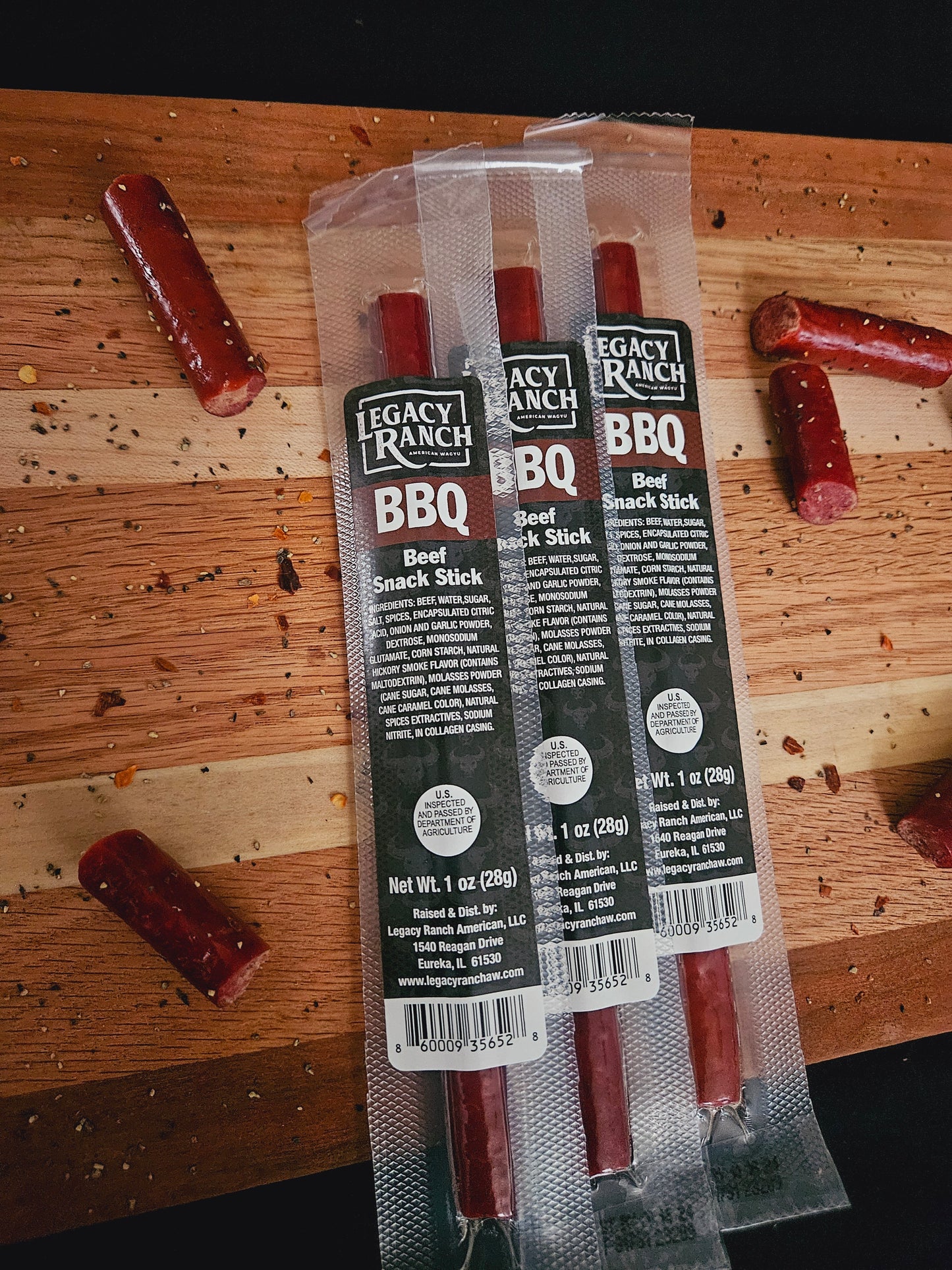 Single BBQ Snack Stick