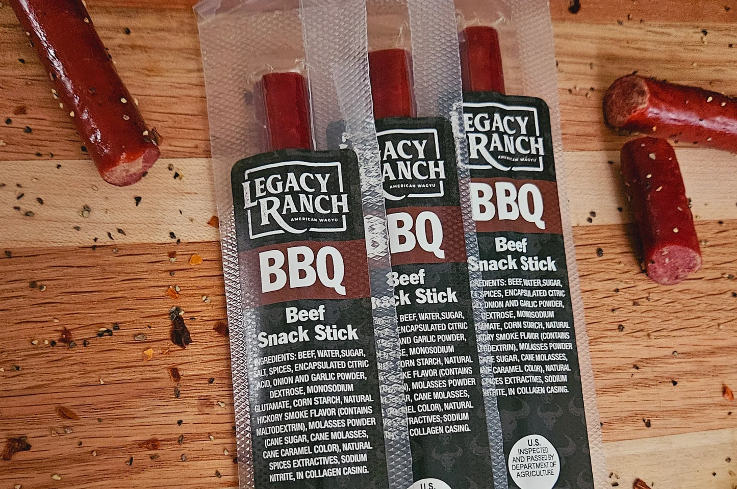 Single BBQ Snack Stick