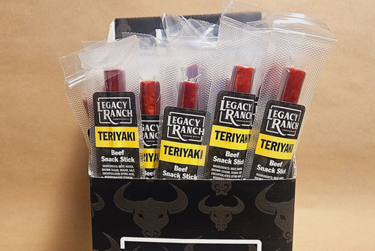 Teryaki Wagyu Snack Sticks (40 count box)