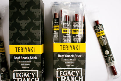 Teryaki Wagyu Snack Sticks (20 count box)